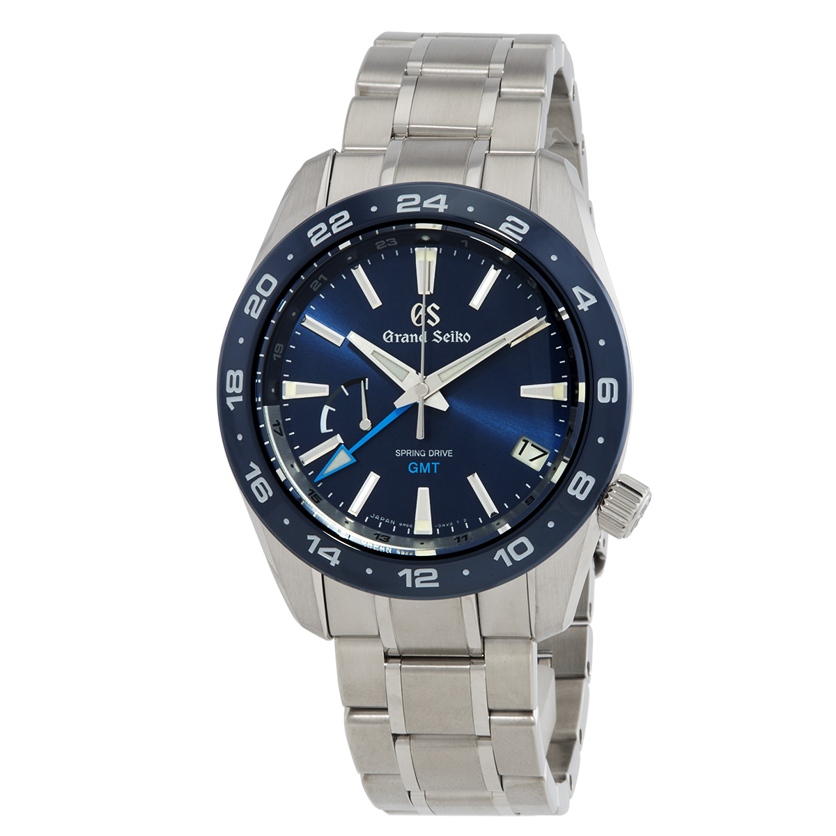 Grand Seiko Sport Spring Drive GMT Automatic Blue Dial Men's Watch SBGE255G