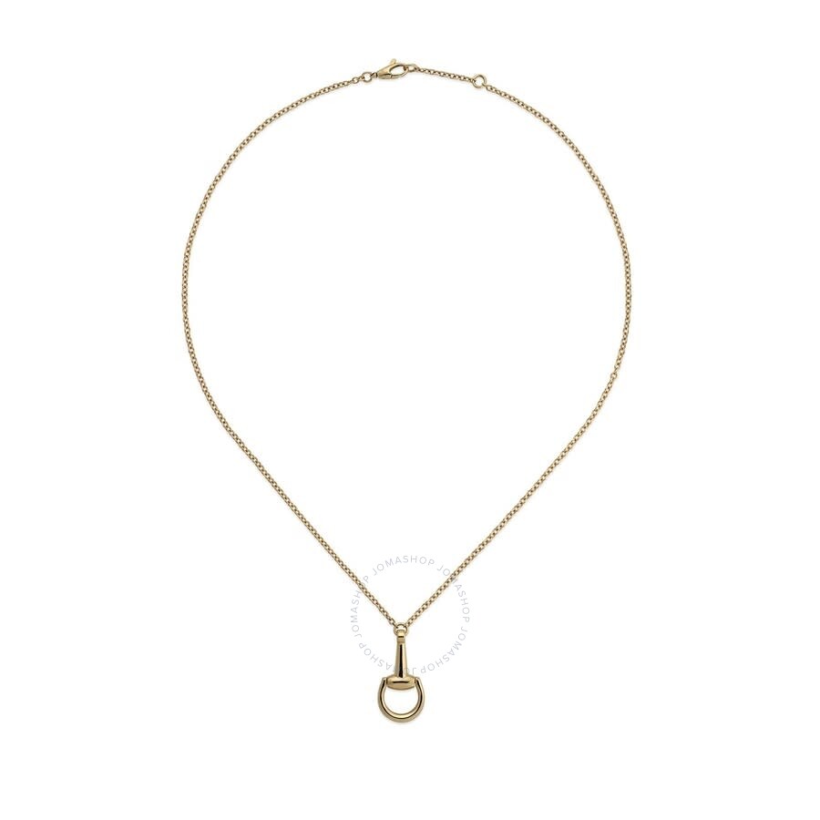 Gucci 18k Horsebit Chain Necklace - Ybb795818001 In Yellow