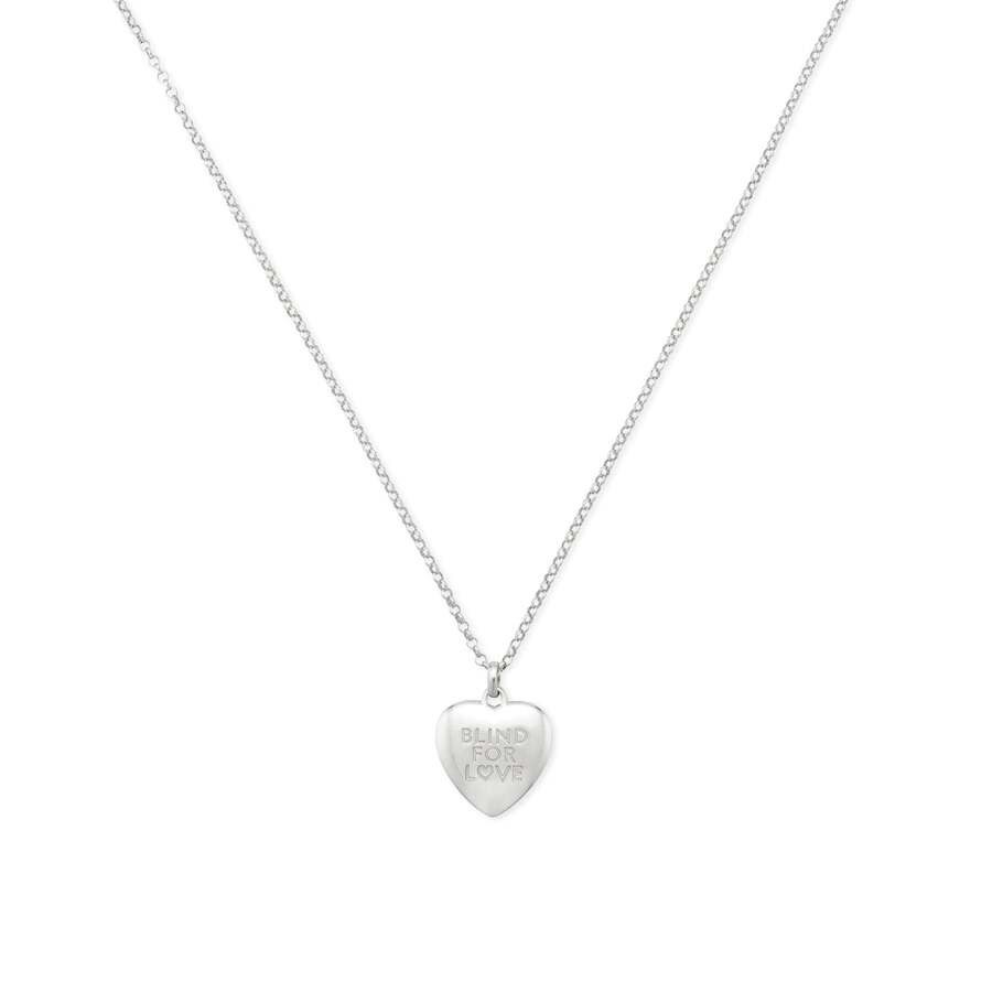 Gucci Blind For Love Heart Pendant Necklace - Ybb843589001