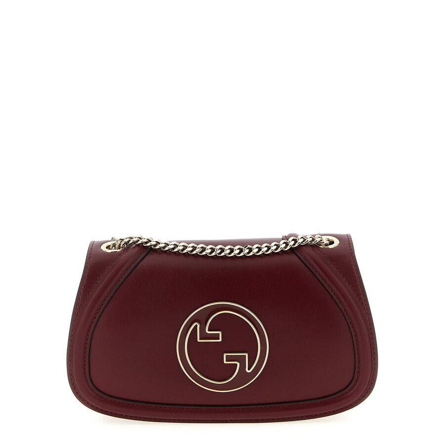 Gucci Blondie Medium Shoulder Bag In Burgundy