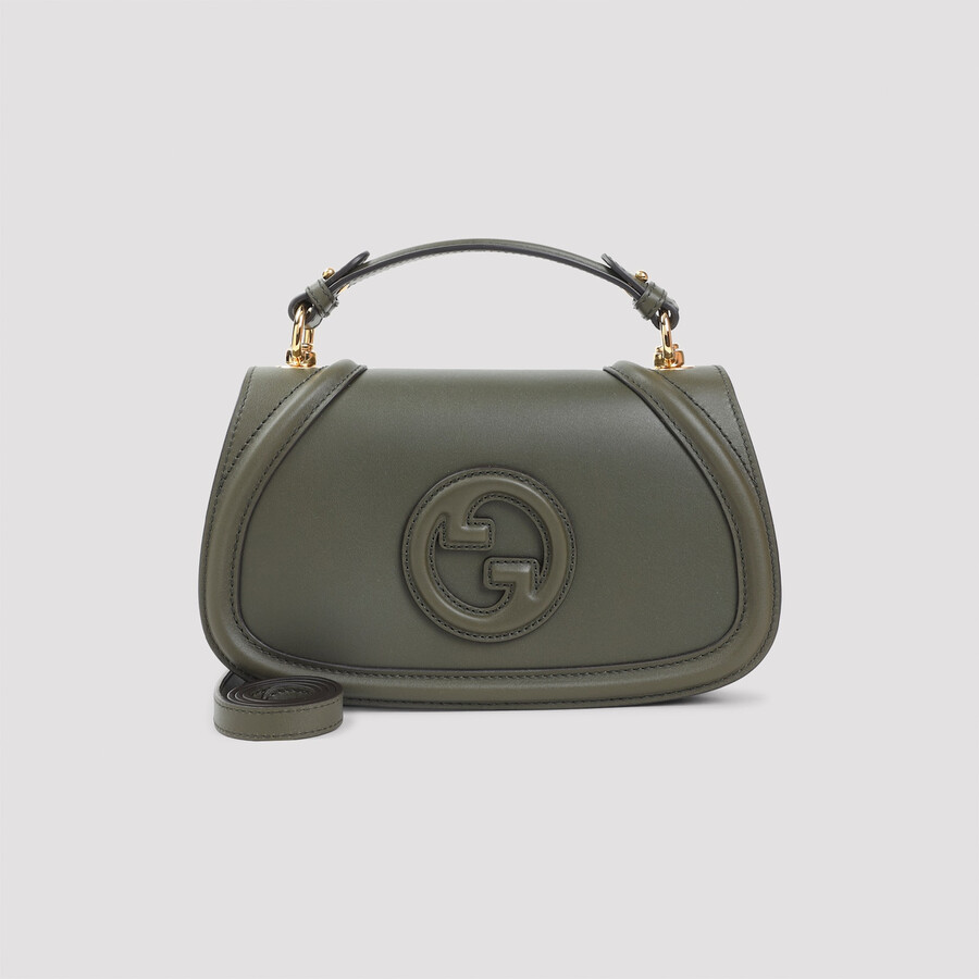 Gucci Medium Tote Bag With Gg Cross Detail In Green