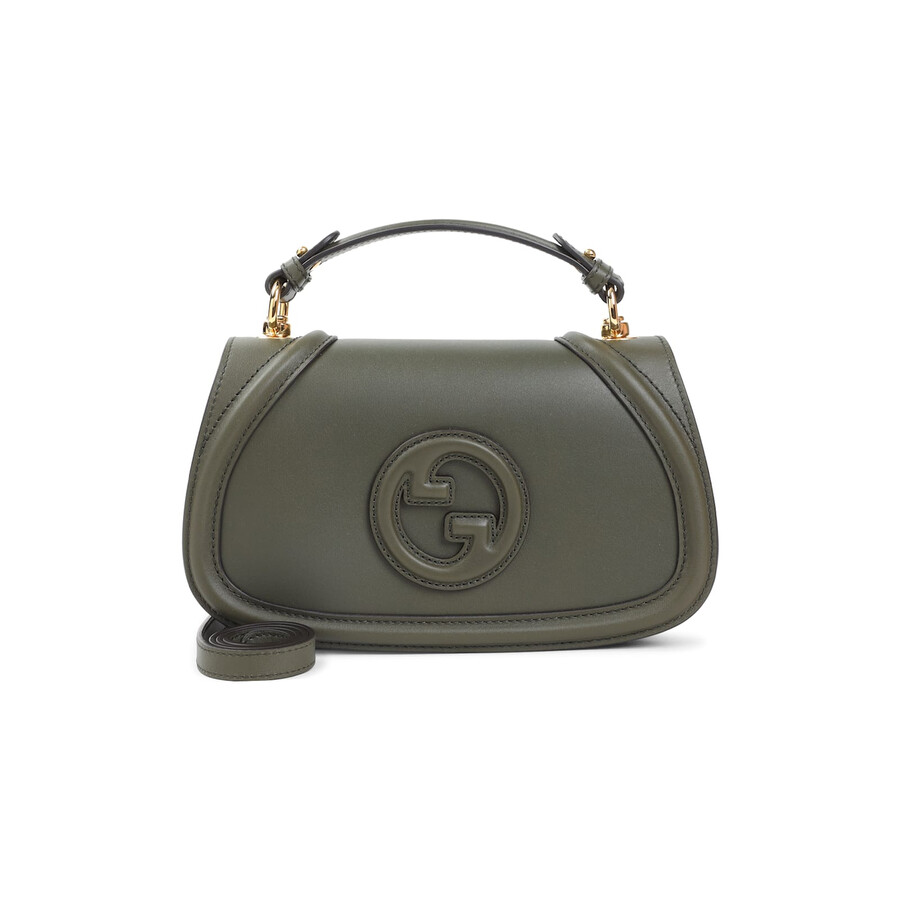 Gucci Medium Tote Bag With Gg Cross Detail In Green