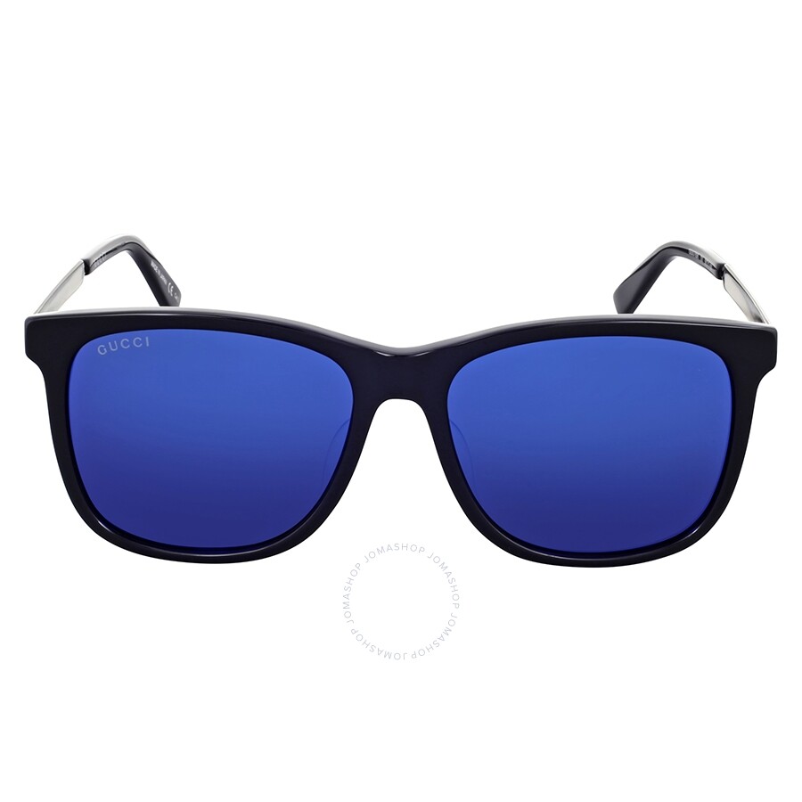 gucci sunglasses blue frame