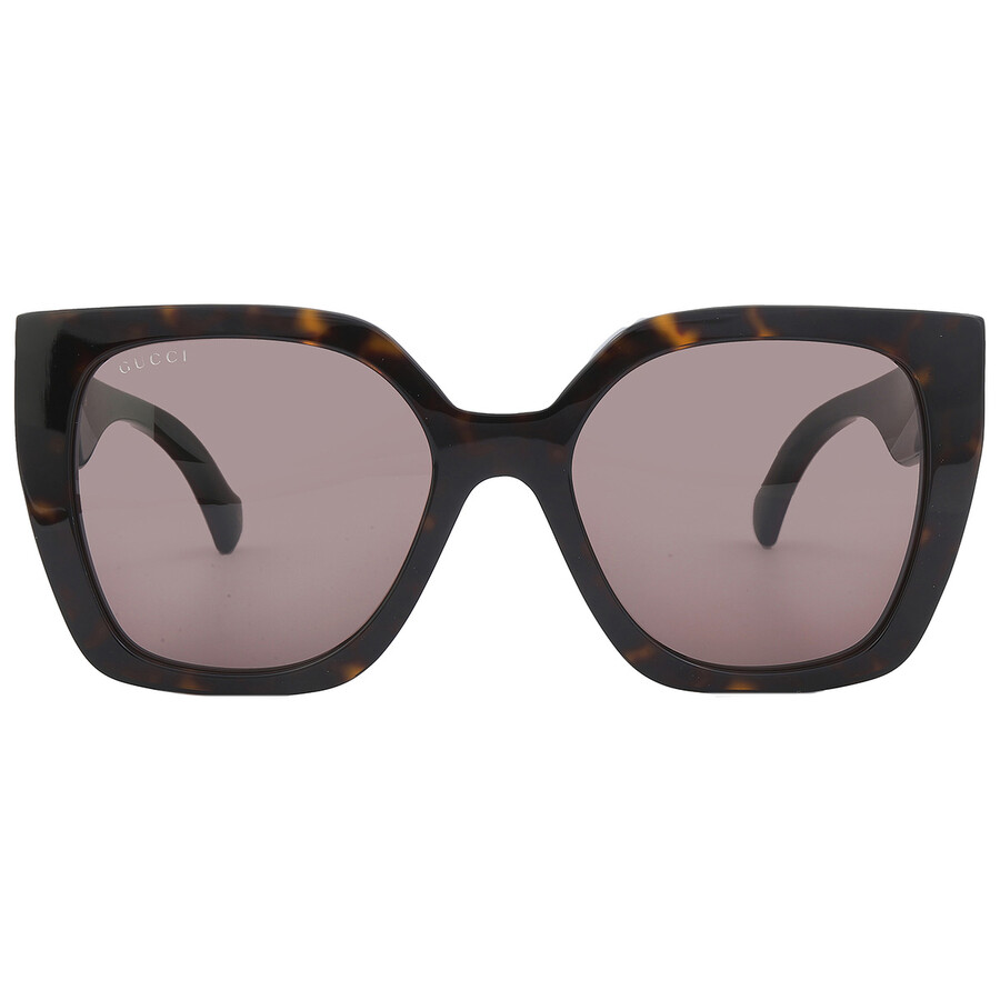 Gucci Brown Cat Eye Ladies Sunglasses Gg1300s 002 55 In Brown