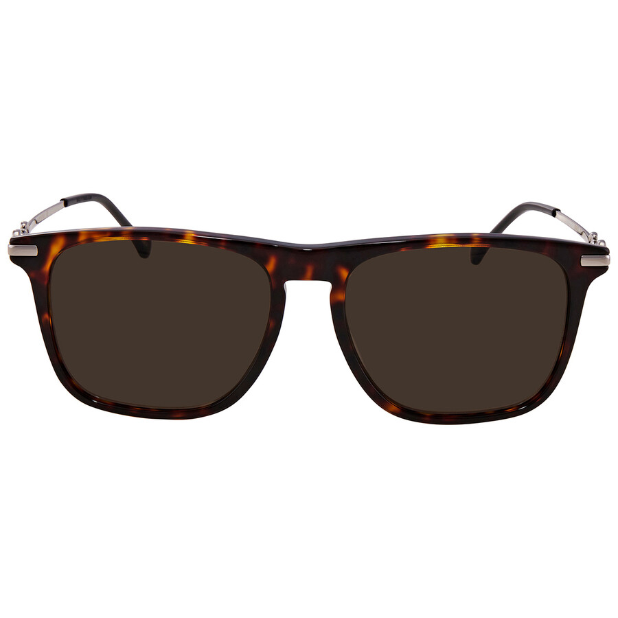 Gucci Brown Rectangular Men's Sunglasses GG0915S 002 55 889652323954