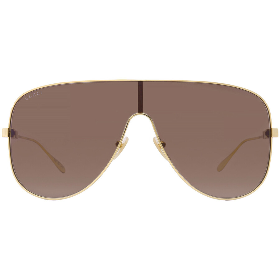 Gucci Brown Shield Ladies Sunglasses GG1436S 002 99