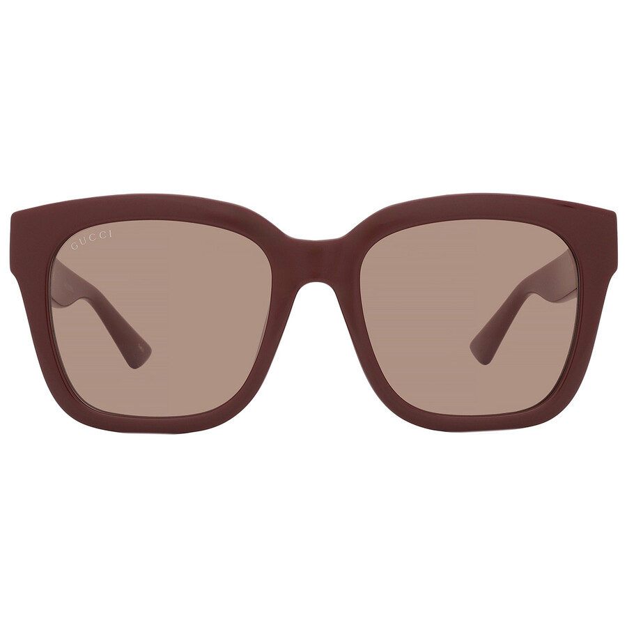 Gucci Brown Square Ladies Sunglasses GG1338SK 004 54