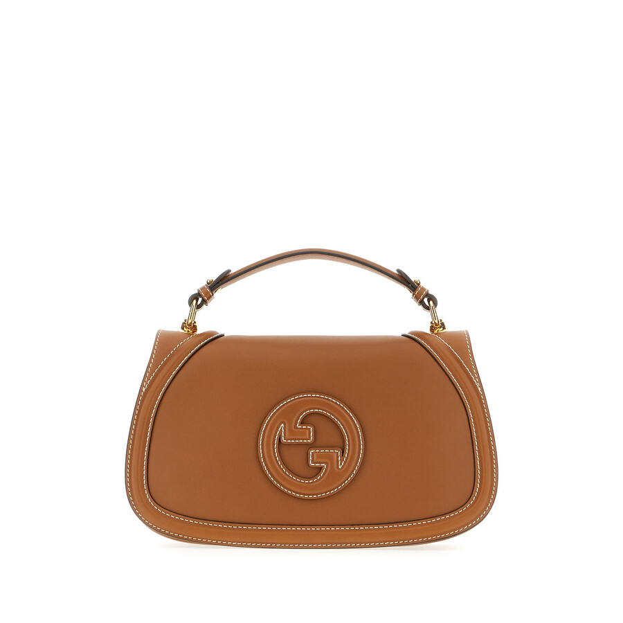 Gucci Medium Structured Handbag Top Handle In Silver