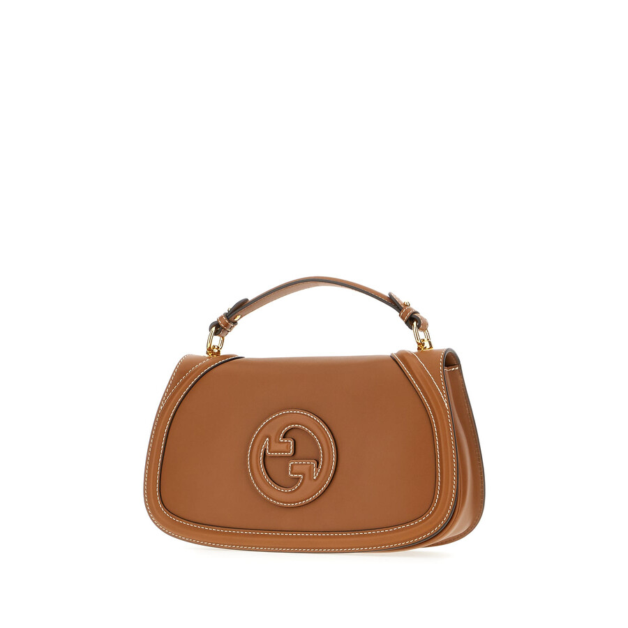 Gucci Medium Structured Handbag Top Handle In Silver