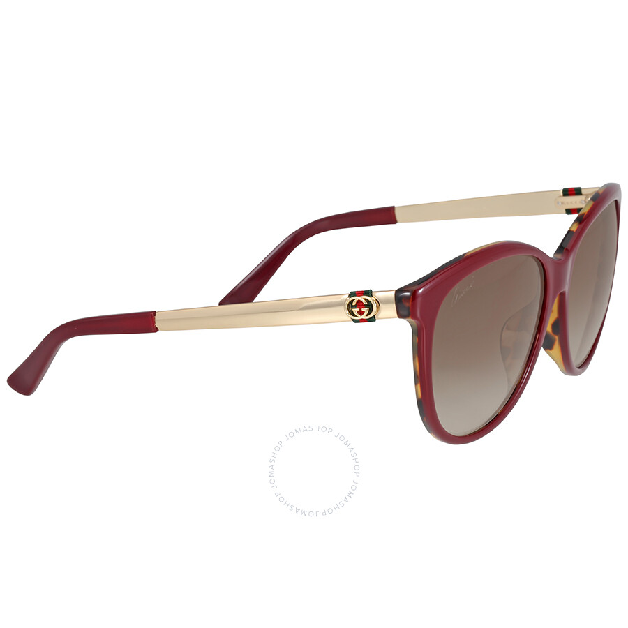gucci brown gradient sunglasses