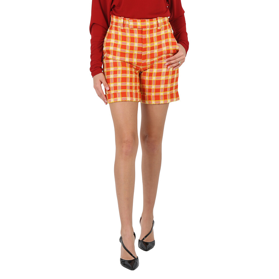 ショートパンツ GUCCI Contrast band tweed bermuda shorts (744874ZANTD 9783) GUCCI Contrast band tweed bermuda shorts (744874ZANTD 9783