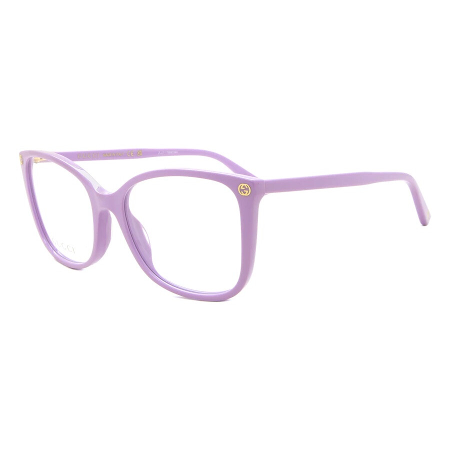 Gucci Demo Cat Eye Ladies Eyeglasses Gg0026o 014 53 In Purple