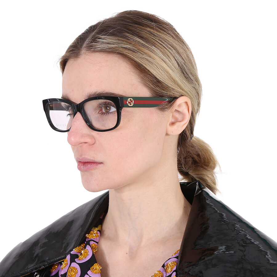 Gucci Demo Pilot Ladies Eyeglasses Gg0278o 011 55 In N/a