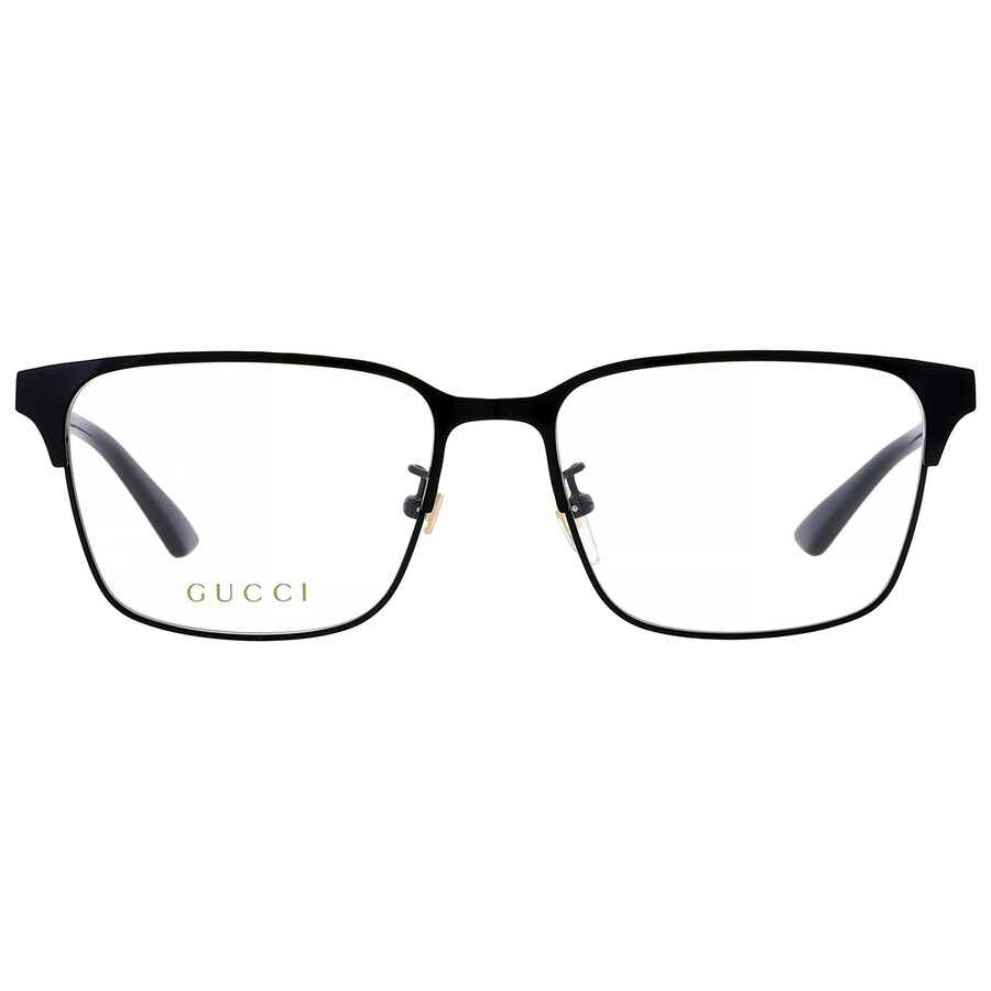 Gucci Demo Rectangular Men's Eyeglasses GG0756OA 001 56