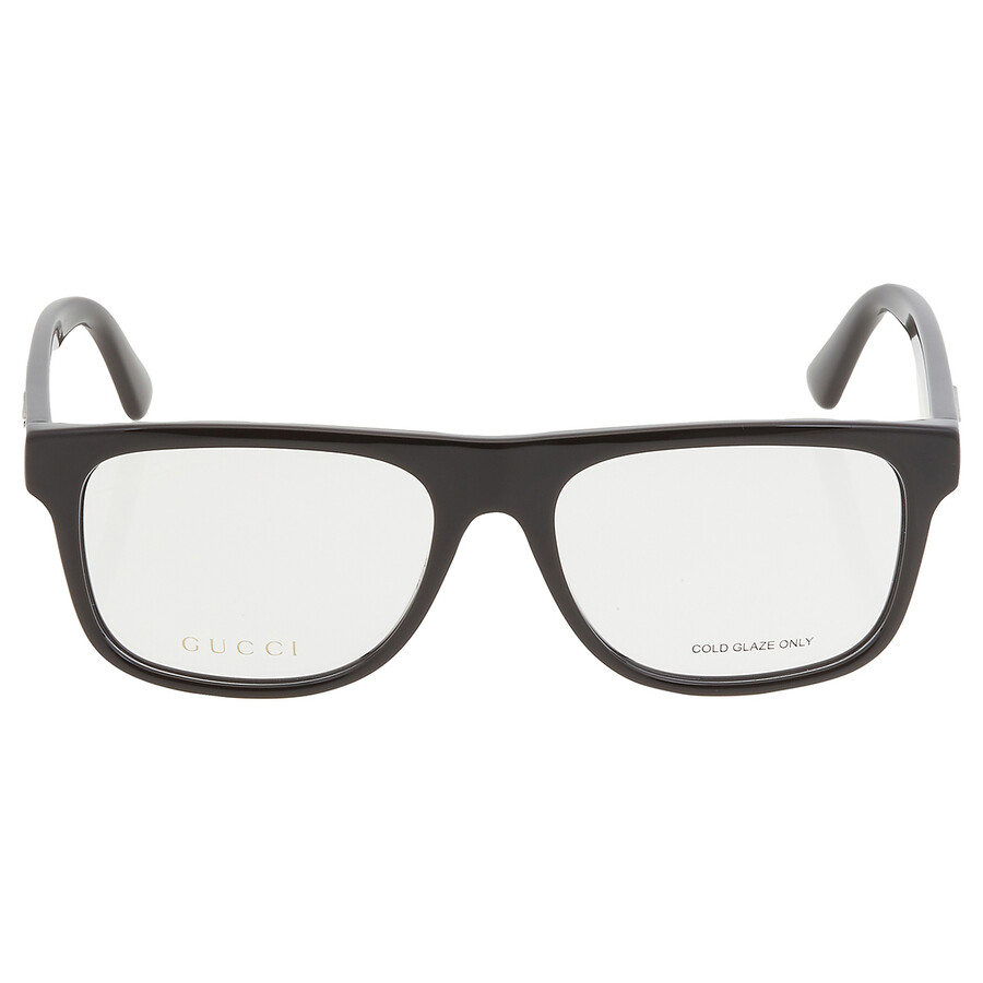 Gucci Demo Rectangular Men's Eyeglasses Gg1117o 001 56 In Black