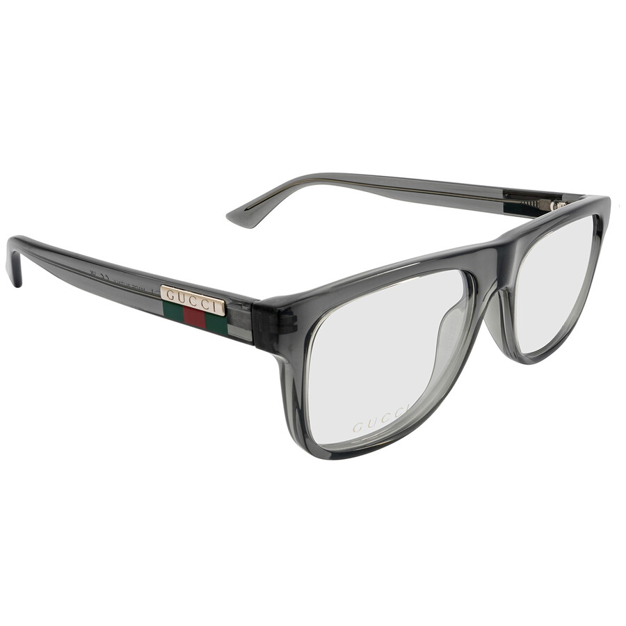 Gucci Demo Rectangular Men's Eyeglasses Gg1117o 003 56 In Grey
