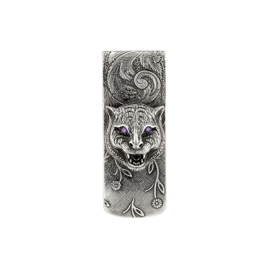 Gucci G Garden Unisex Silver-tone Money Clip Ybf52341200100u