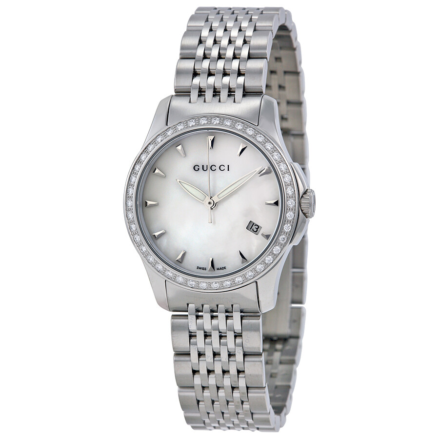 Gucci G Timeless Diamond Bracelet Watch YA126506 - G-Timeless - Gucci ...