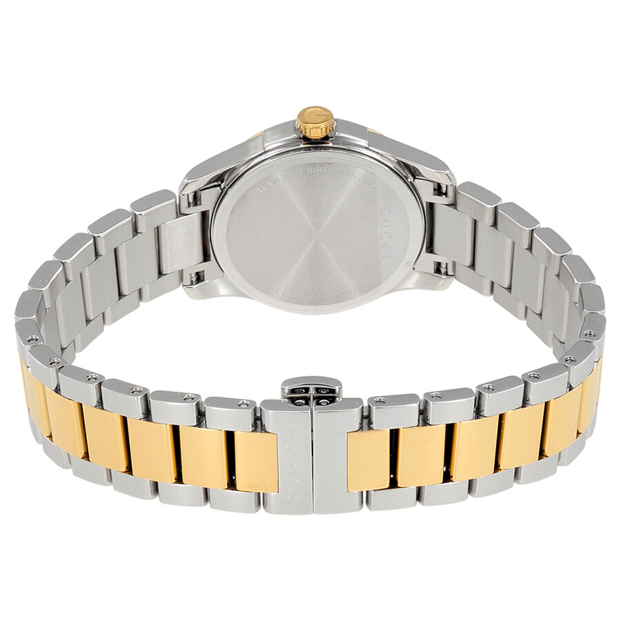 Gucci G-Timeless Silver Dial Ladies Two Tone Watch YA126563 - G-Timeless - Gucci - Watches 