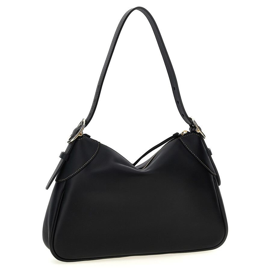 Gucci Gg Emblem Medium Shoulder Bag In Black