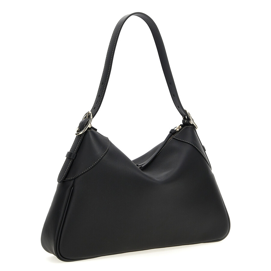 Gucci Gg Emblem Shoulder Bag In Black