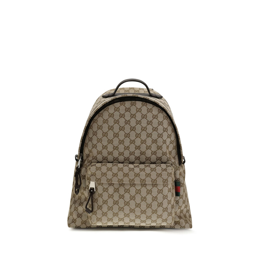 Gucci Gg Fabric Backpack In Brown