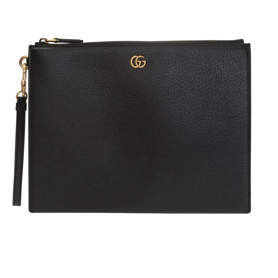 Gucci Gg Marmont Leather Pouch 547077 DJ20T 1000 Handbags