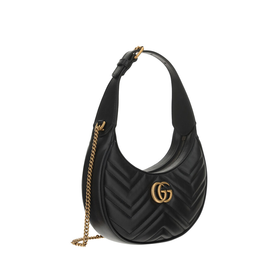 Gucci Gg Marmont Mini Shoulder Bag In Black