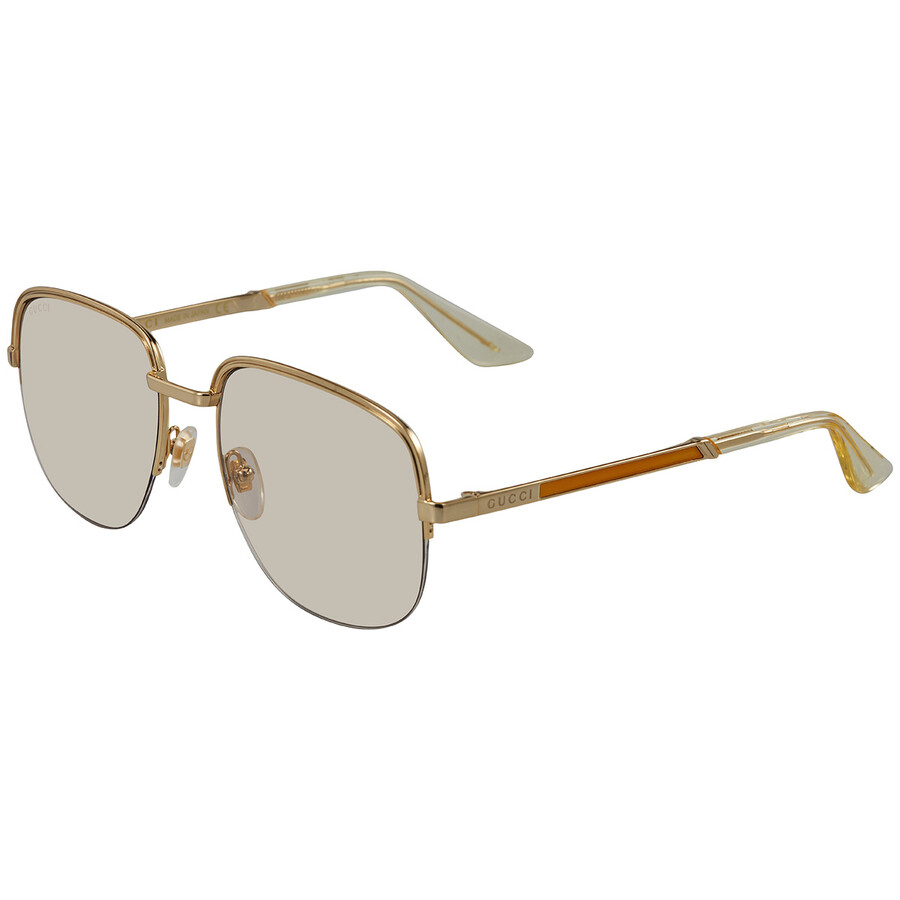 Gucci Gold Men's Sunglasses GG0777S001 55 GG0777S 001 55 889652298979