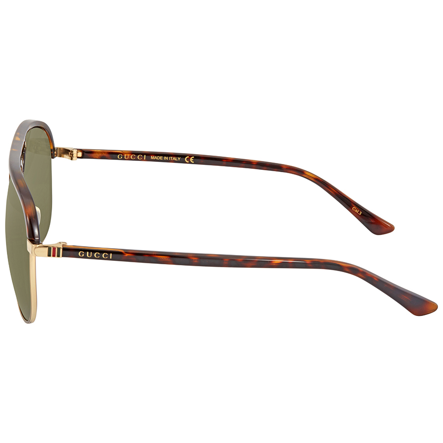 gucci green aviator sunglasses