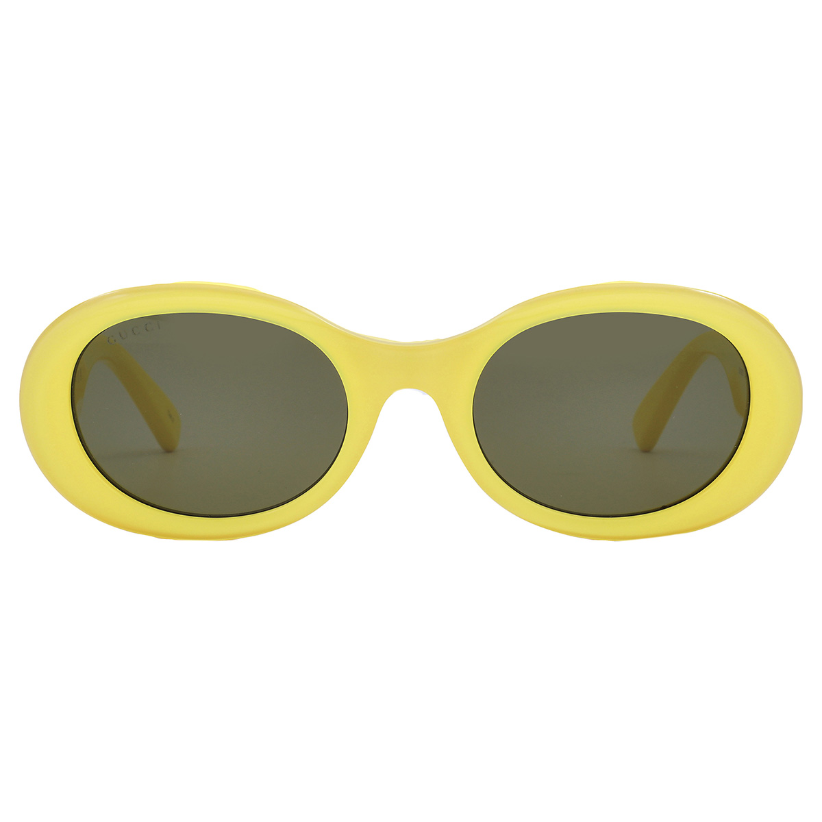 Gucci Green Oval Ladies Sunglasses GG1587S 004 52 