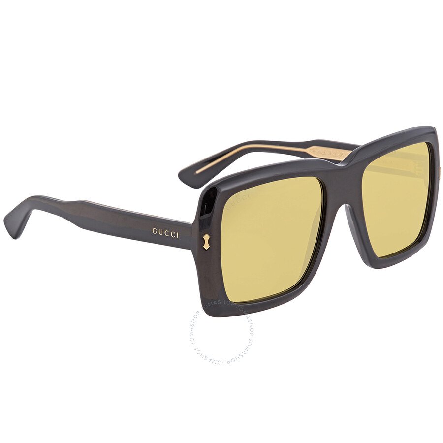 GUCCI スクエアフレムサンクラス GG1828S 003BGRD Gucci GG1866SK 003 Butterfly Sunglasses Melange Burgundy
