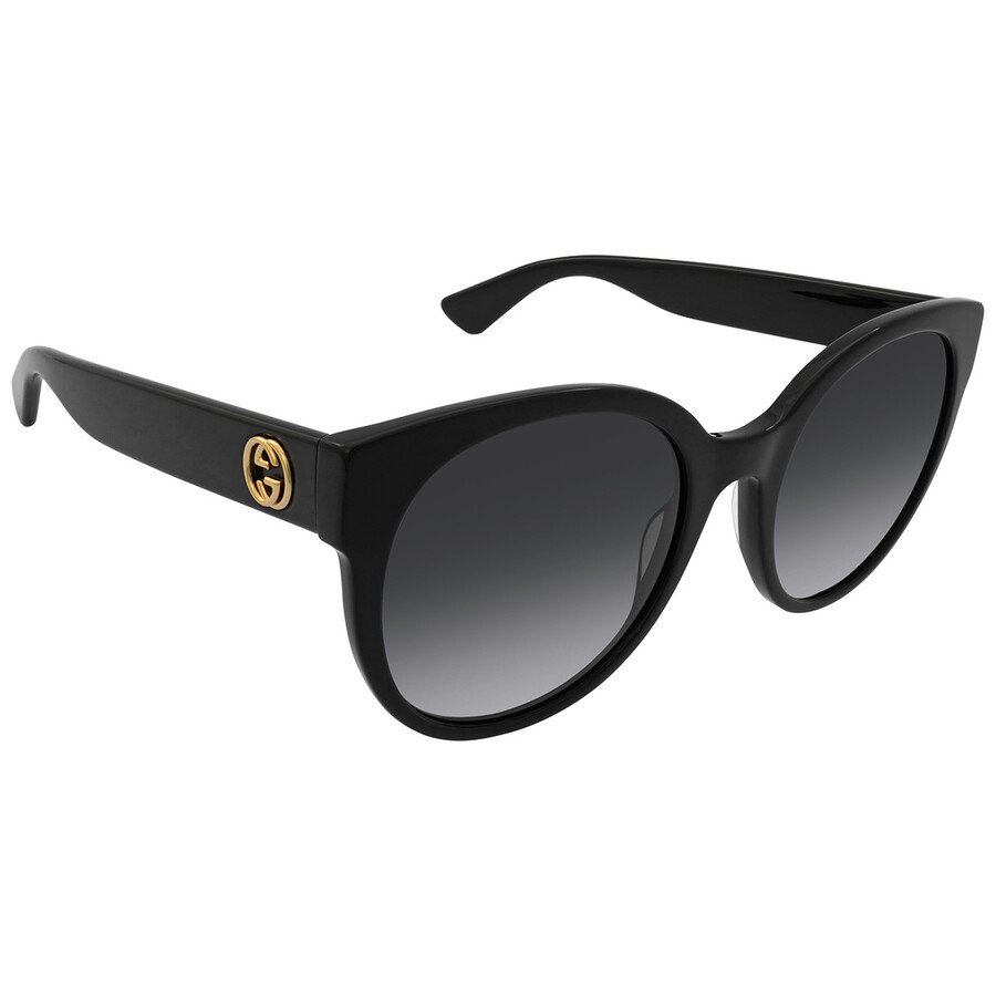 Gucci Grey Cat Eye Ladies Sunglasses Gg0035sn 001 54 In Gray