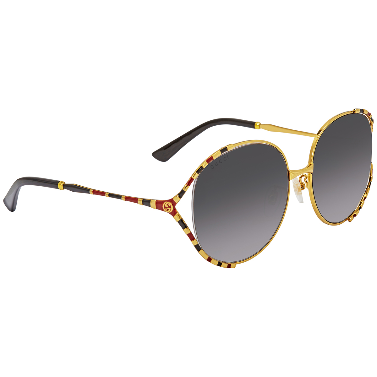 gucci grey gradient round sunglasses