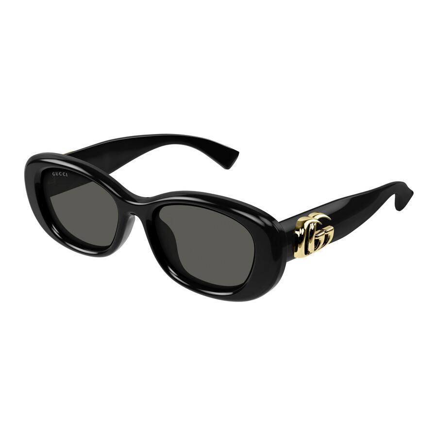 Grey Oval Ladies Sunglasses GG1829SK 001 53