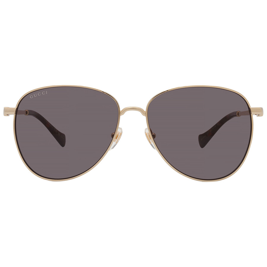 Gucci Grey Pilot Ladies Sunglasses Gg1419s 001 60