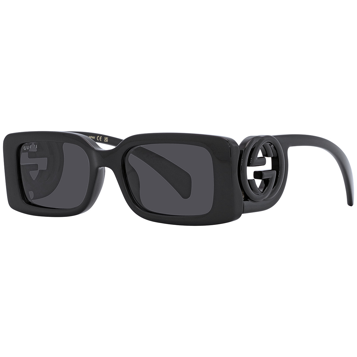 Gucci Grey Rectangular Ladies Sunglasses GG1325S 001 54