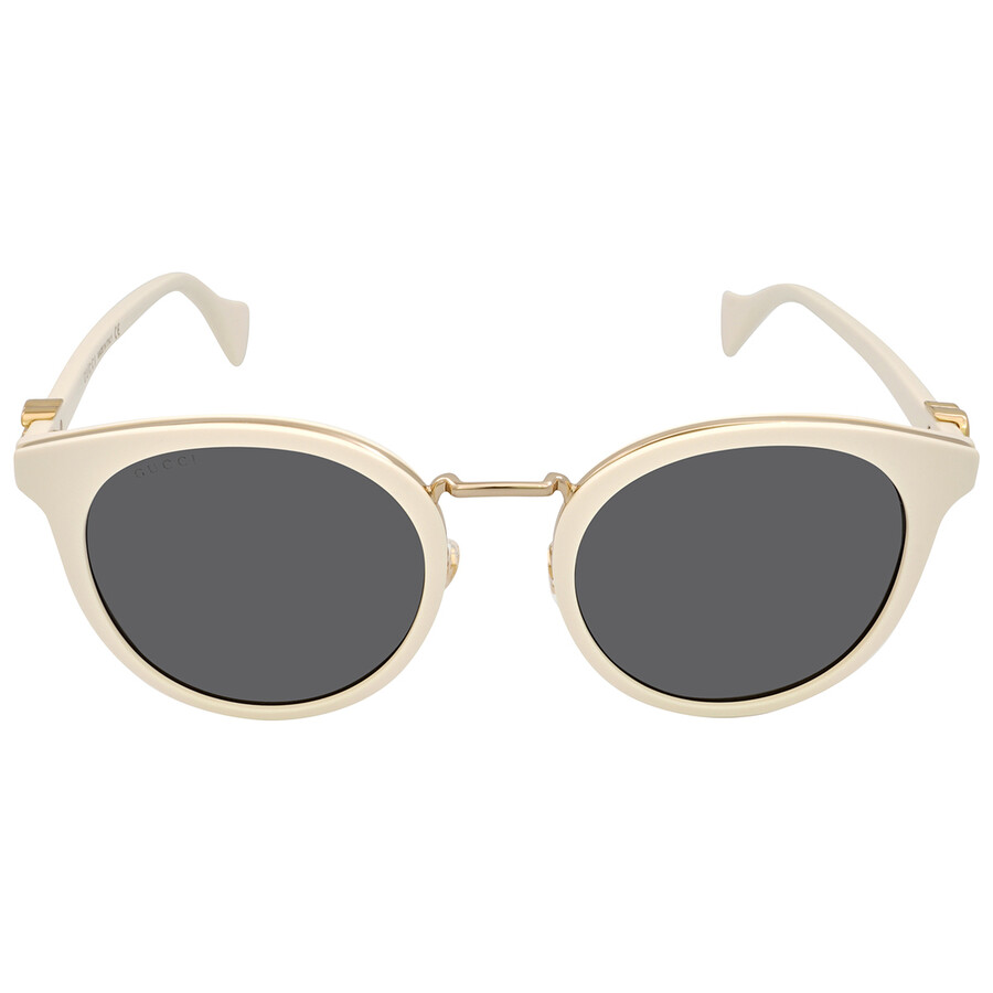 サングラス Gucci Luxury Round Cat Eye Sunglasses GG1181SK 004 Gucci Grey Round Ladies Sunglasses GG1181SK 004 55