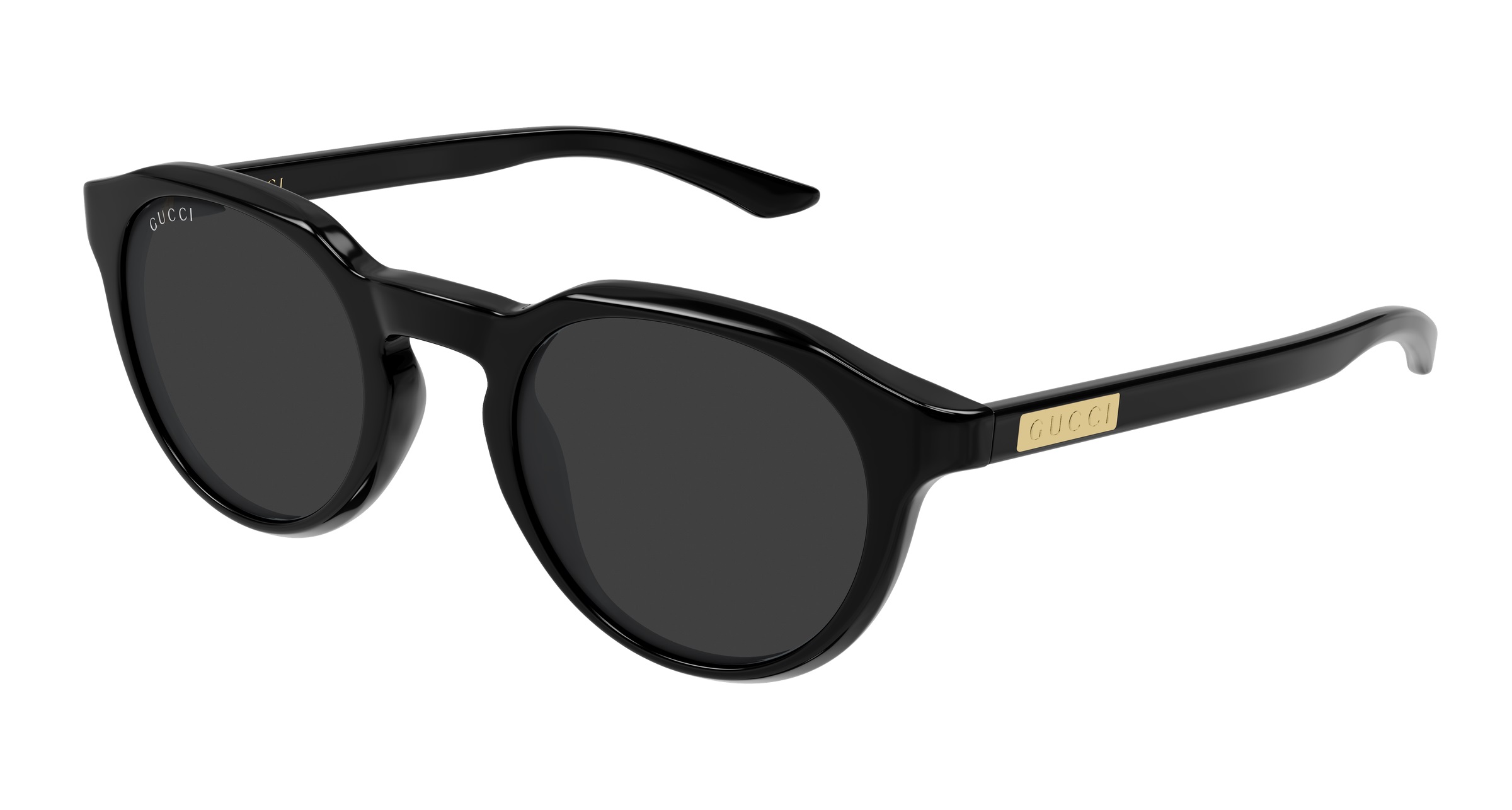 Gucci Grey Round Men's Sunglasses GG2079S 001 48 889652625324