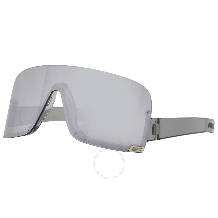Gucci Grey Shield Ladies Sunglasses Gg1637s 002 99 In Grey