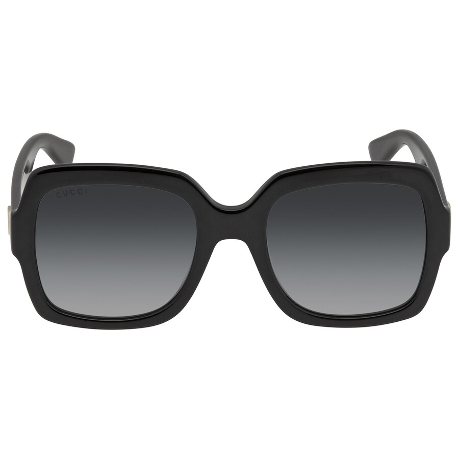 GUCCI グッチ サングラス アイボリーxグレー - 4500425E0096 gucci-grey-square-ladies-