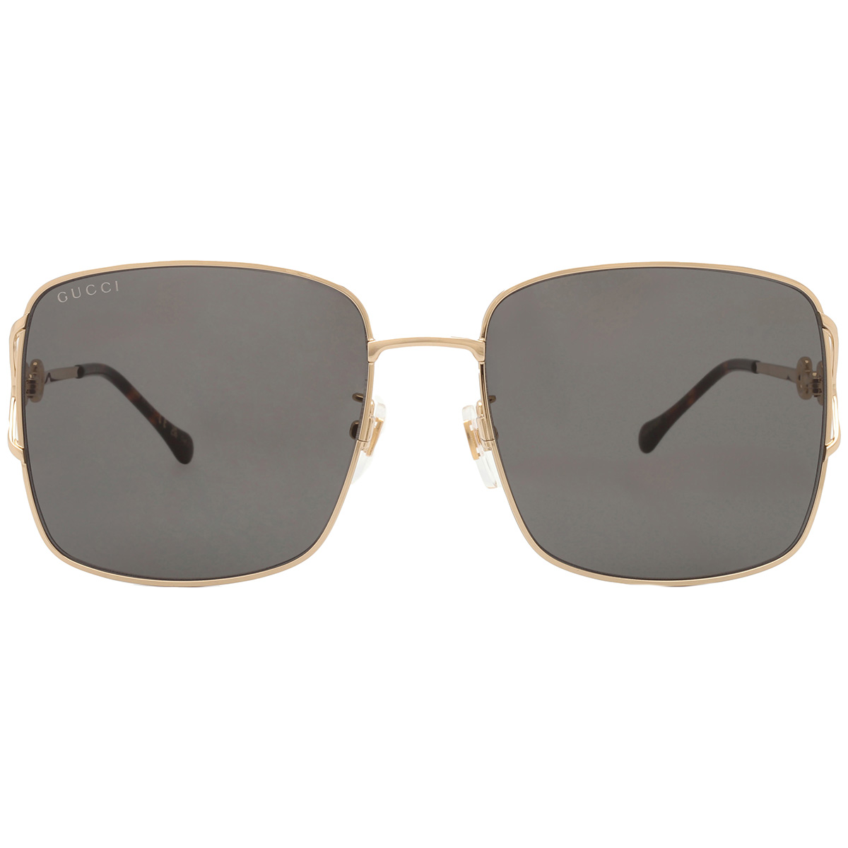 Gucci GG1018SK 001 Square Sunglasses - Gold / Grey NEW GUCCI GG1018SK 001 Gold SUNGLASSES 58-18-145mm B52mm  main image 3