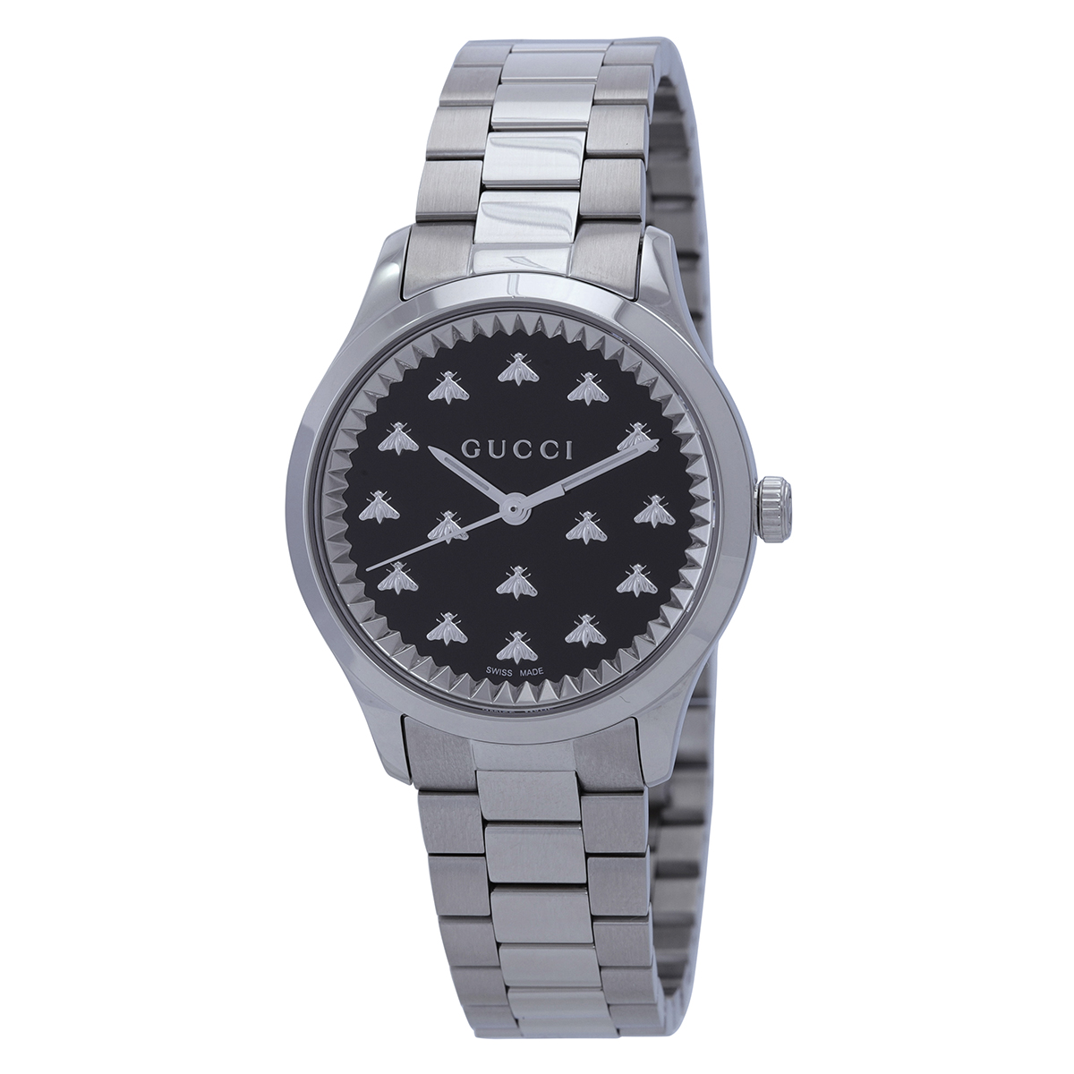 Gucci G-Timeless Quartz Black Dial Ladies Watch YA1265034