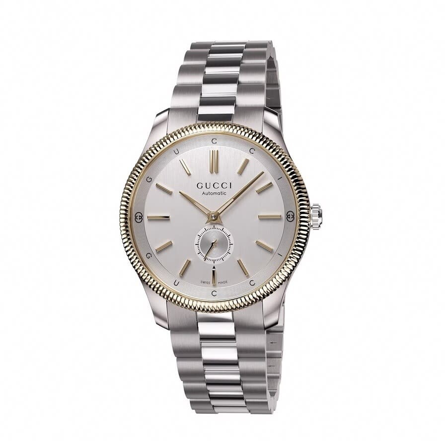 ★人気商品★GUCCI G-Timeless Quartz Silver Dial Unisex Watch Gucci G-Timeless Contemporary Steel Silver Dial Quartz