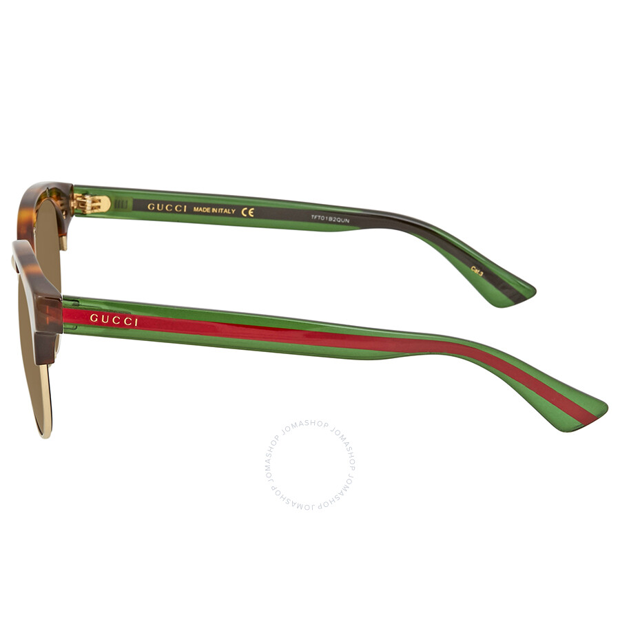 gucci havana sunglasses round