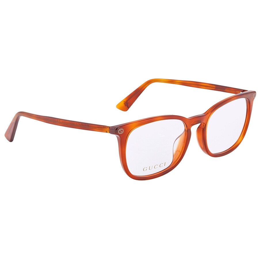 Gucci Havana Ladies Eyeglasses GG0122OA003 889652076867 Eyeglasses