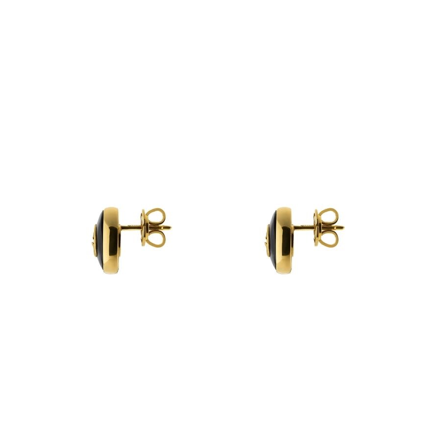 Gucci Interlocking Ohrstecker 18 Karat In Yellow