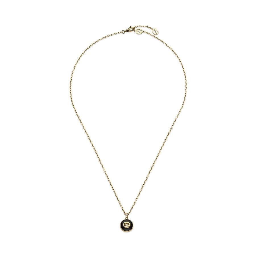 Gucci Interlocking Gliederhalskette 18 Karat In Yellow