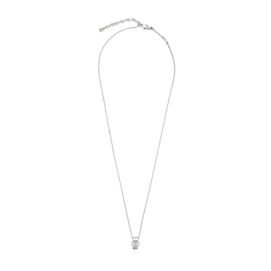 Gucci Interlocking Sterling Silver Necklace - Ybb796246001