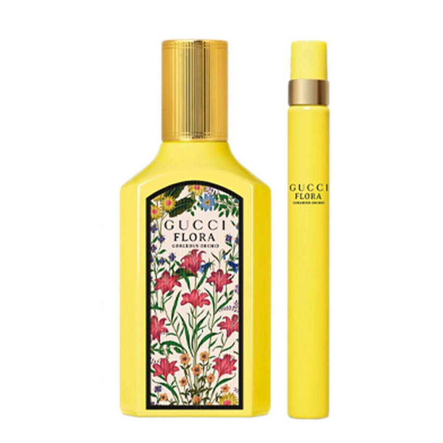 Gucci Ladies Flora Gorgeous Orchid Gift Set Fragrances 3616305838179